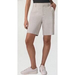 NWT Matty M Women's Chino Bermuda Shorts, Beige Size S Spring Summer Golf Travel